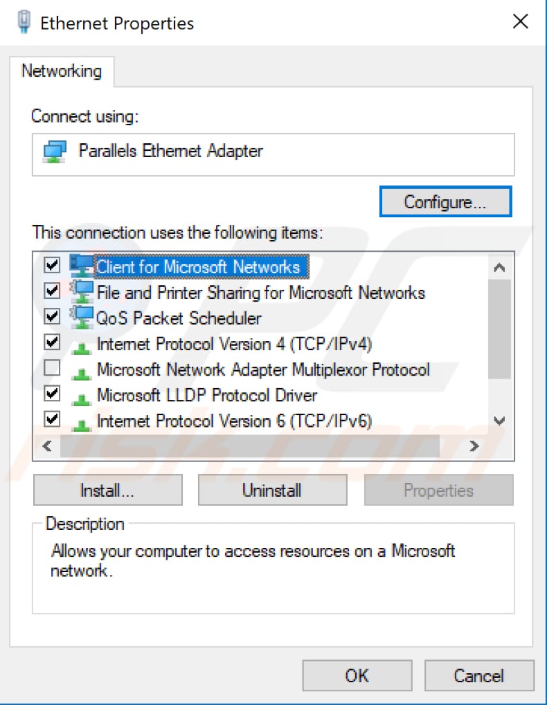 stap adapteropties controleren 4