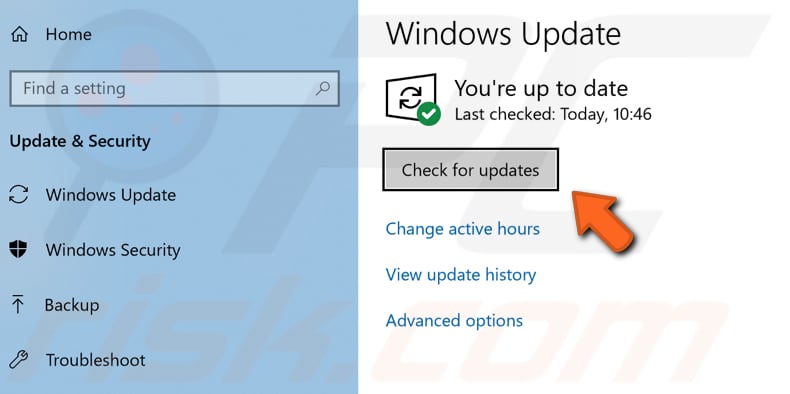 update windows stap 2