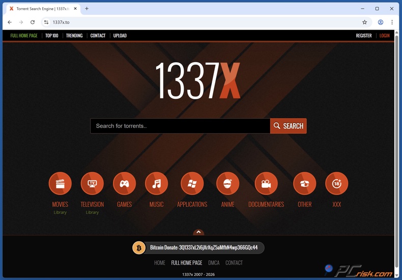 1337x startpagina