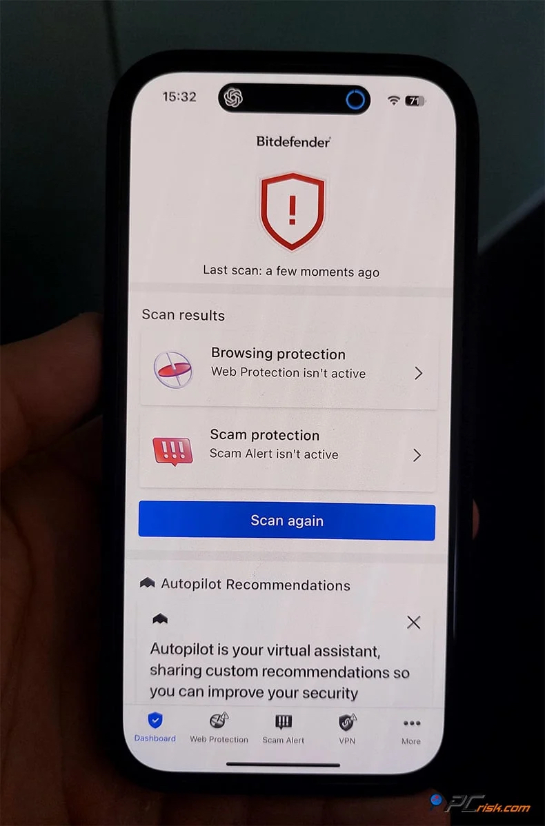 Bitdefender voor iPhone