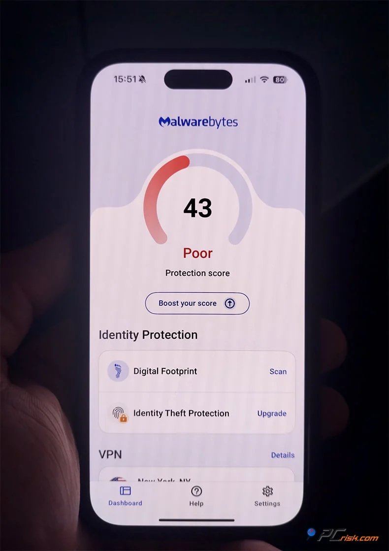 Malwarebytes voor iPhone