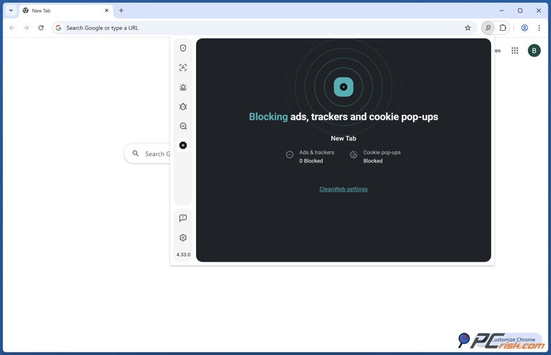 CleanWeb-extensie