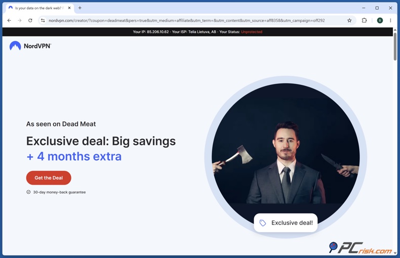 NordVPN Dead Meat-aanbieding