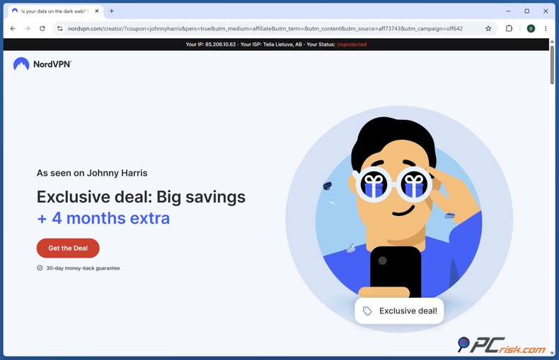 NordVPN Johnny Harris-aanbieding