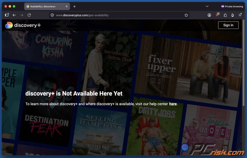 Discovery plus niet beschikbaar