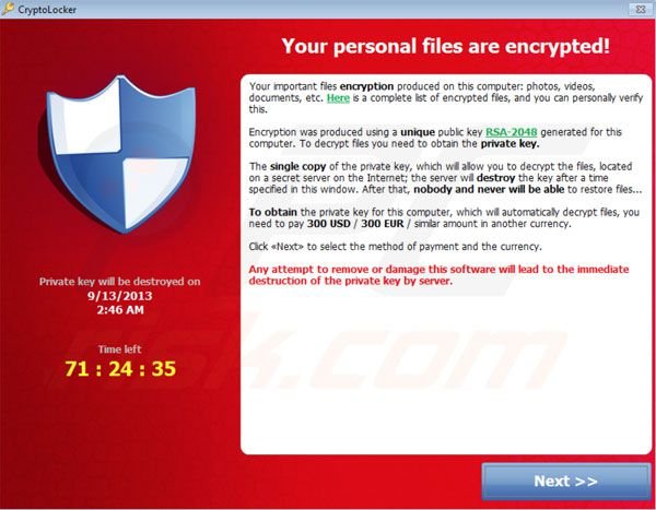 CryptoLocker 