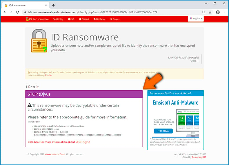Ransomware identificeren (stap 4)