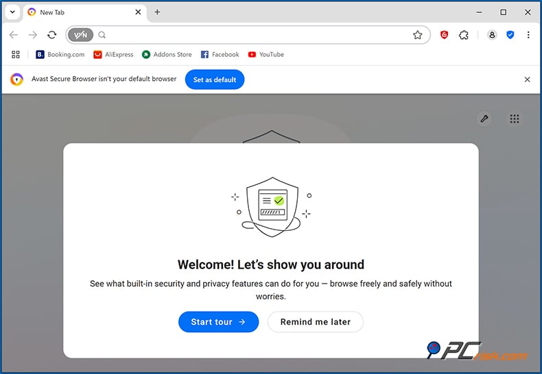 avast beveiligde browser