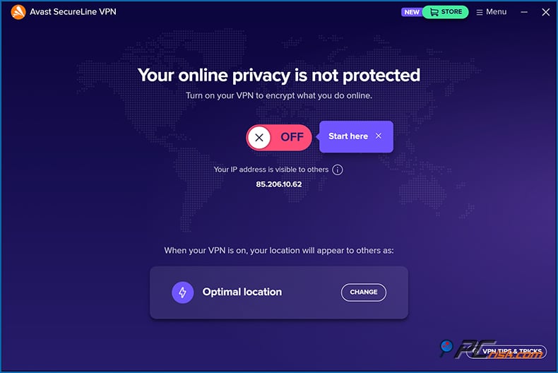 avast SecureLine vpn