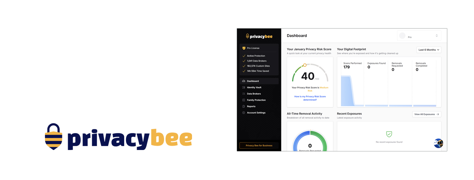 Privacy Bee Koptekst van de dienst voor gegevensverwijdering