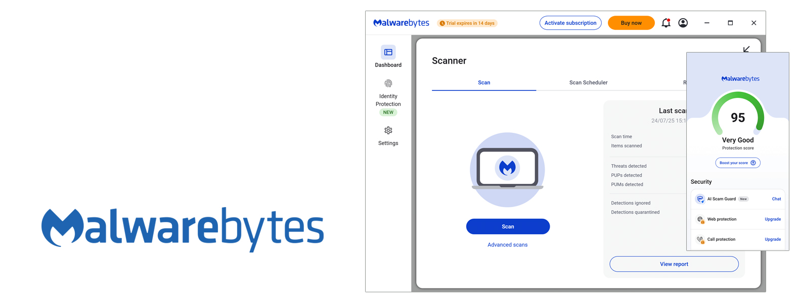 Malwarebytes bovenste antivirus koptekst