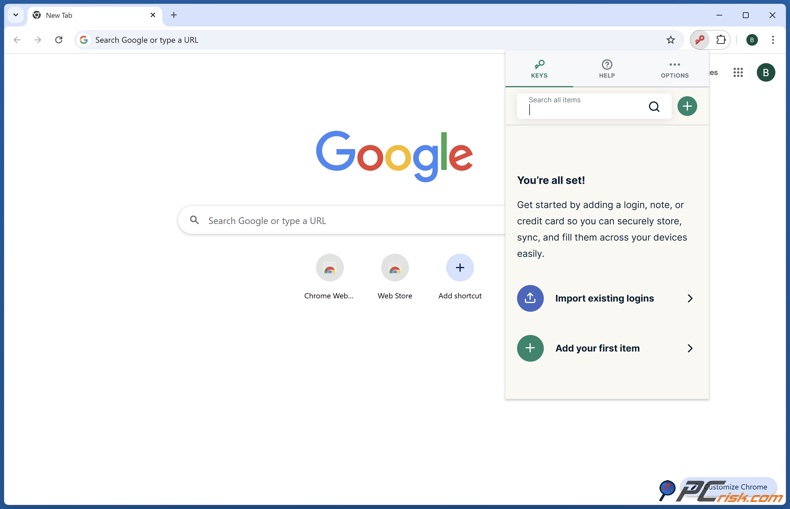 ExpressVPN Sleutels Wachtwoordbeheerder