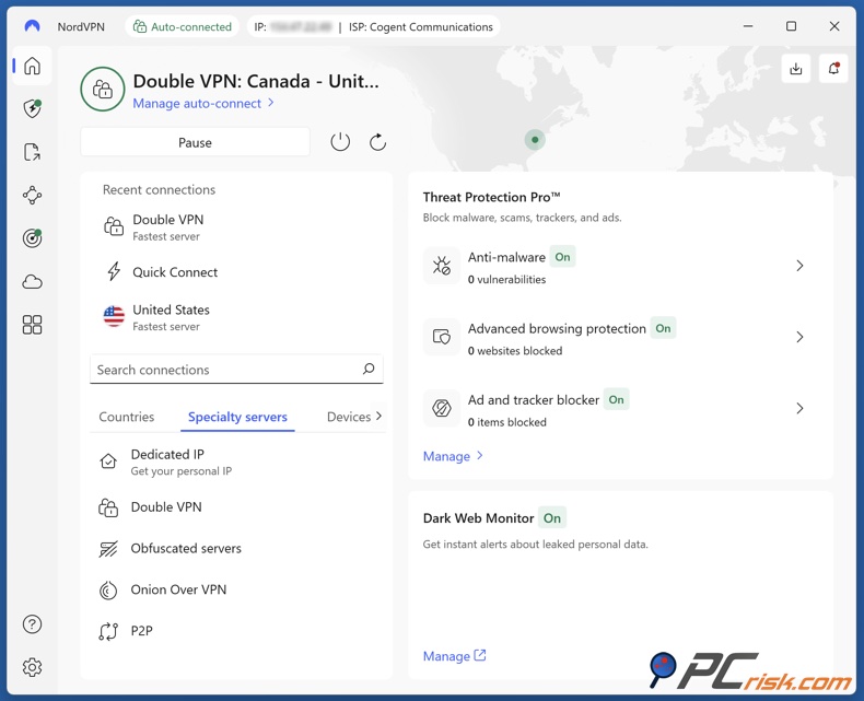 NordVPN Dubbel VPN