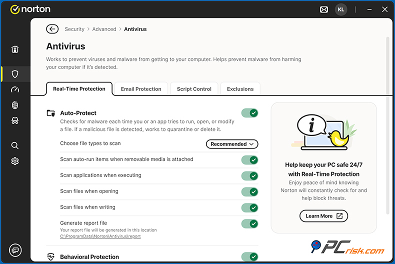 Norton 360 Deluxe Bescherming tegen malware en virussen