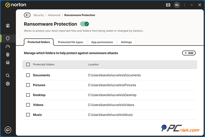 Norton 360 Deluxe Ransomware Bescherming