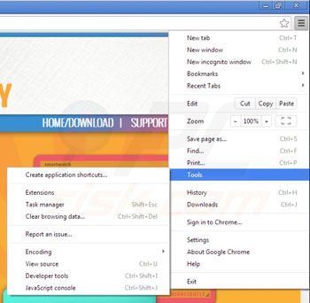 Verwijder Highlightly uit de Google Chrome extensies stap 1