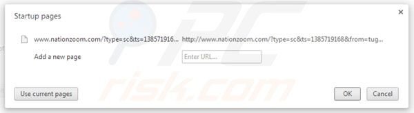 Verwijder nationzoom.com als startpagina in Google Chrome