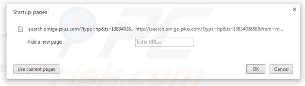 Verwijder Omiga plus als Google Chrome startpagina