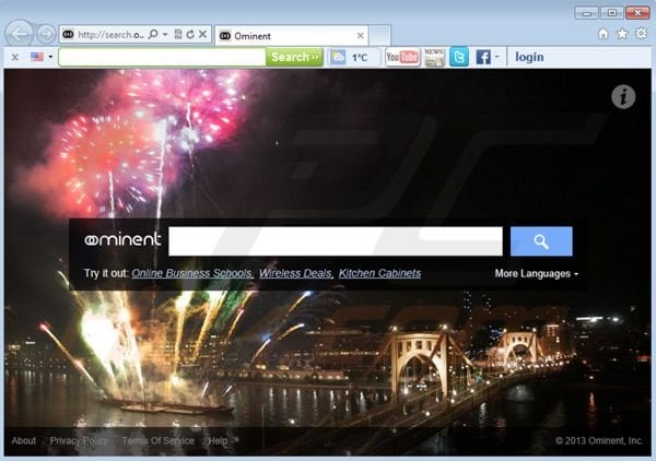 search.ominent.com browser hijacker