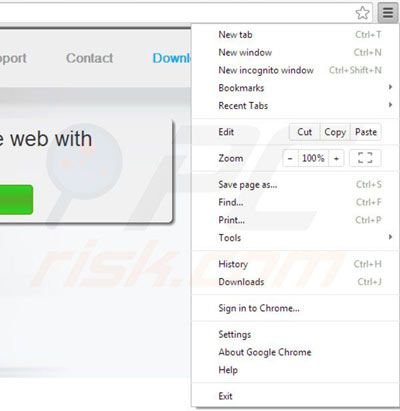 Outobox verwijdering uit Google Chrome extensies stap 1