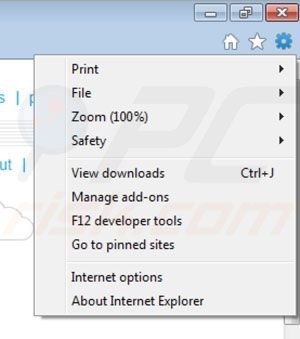 Verwijder Savesense advertenties uit Internet Explorer stap 1