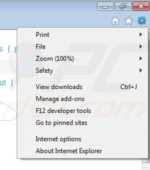 Verwijder Savesense advertenties uit Internet Explorer stap 1