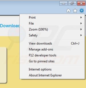 Superweb plugins verwijdering uit Internet Explorer stap 1