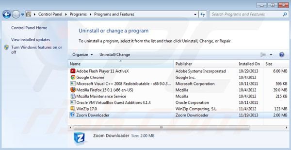 Zoom downloader verwijdering