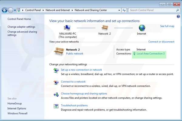 Herstel de  DNS instellingen stap 4