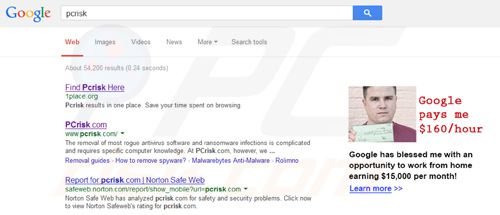 Pirrit Suggestor advertenties in Google