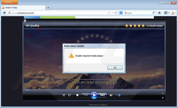 VLC app virus