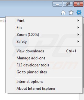 Verwijder buzz-it uit Internet Explorer stap 1