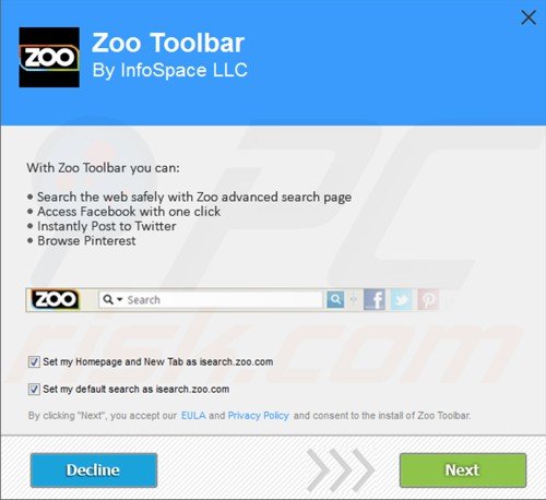 zoo werkbalk installer