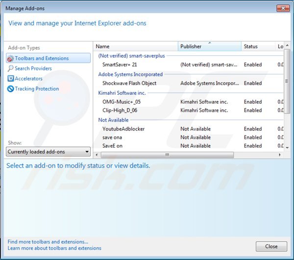Verwijder de bestmarkit advertenties uit Internet Explorer stap 2