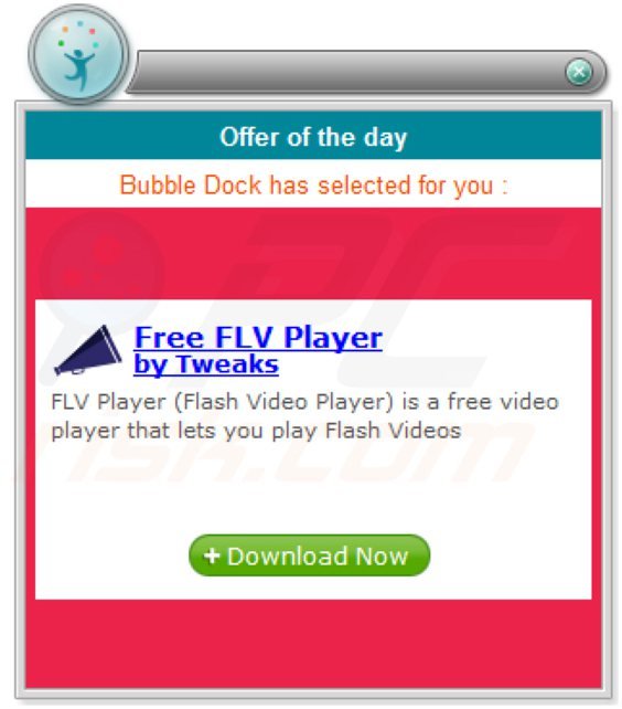 bubble dock genereert intrusieve pop-up advertenties