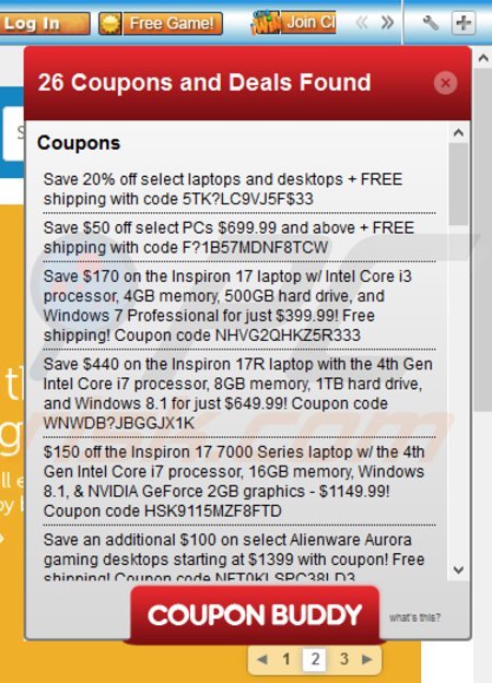client connect ltd adwareveroorzaakt coupon buddy advertenties