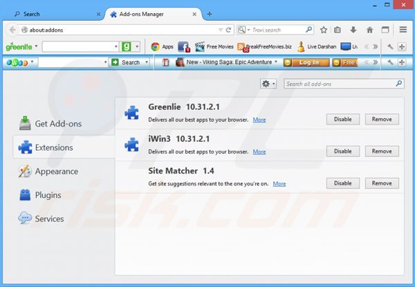 Verwijder de client connect ltd adware uit de Mozilla Firefox extensies