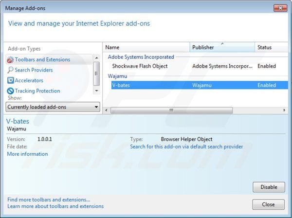 Verwijder dailyofferservice advertenties uit Internet Explorer stap 2