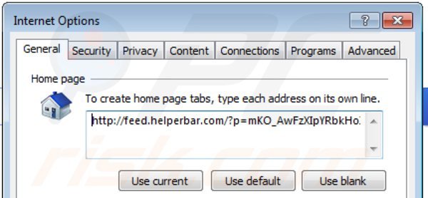 Verwijder de yahoo community smartbar als startpagina in Internet Explorer
