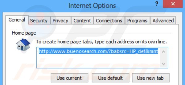 Verwijder keep my search als startpagina in Internet Explorer