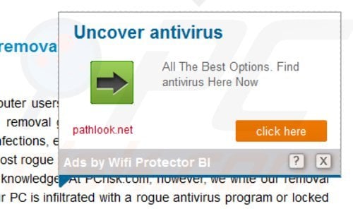wifi protector in-tekst advertenties