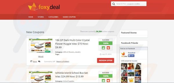 foxydeal adware