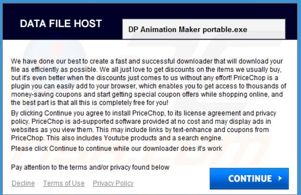 PriceChop Adware Installer 2