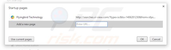 Verwijder searches.vi-view.com als startpagina in Google Chrome
