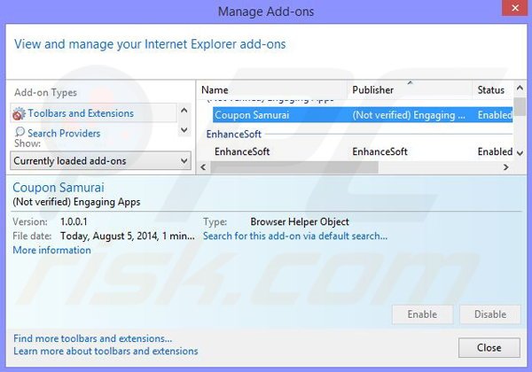 Verwijder de Dolphin Deals uit Internet Explorer stap 2