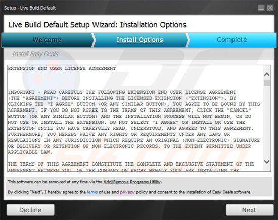 Easy Deals Installer
