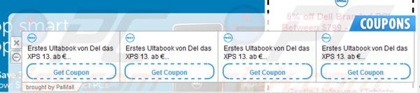 palmall adware genereert intrusieve online advertenties