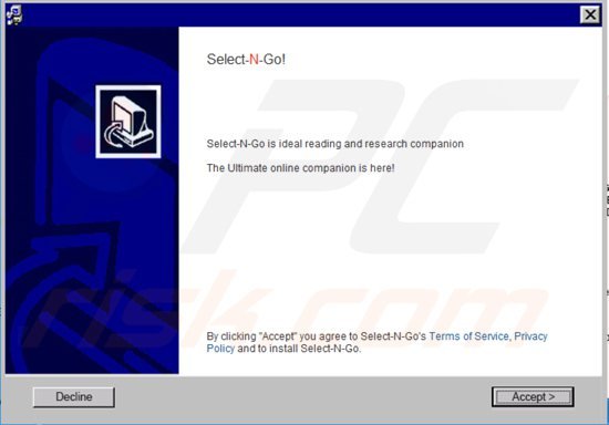 selectngo adware installer