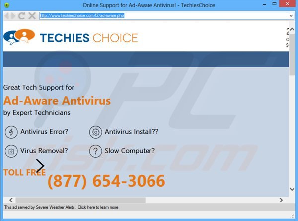 severe weather alerts adware genereert ntrusieve online pop-up advertenties