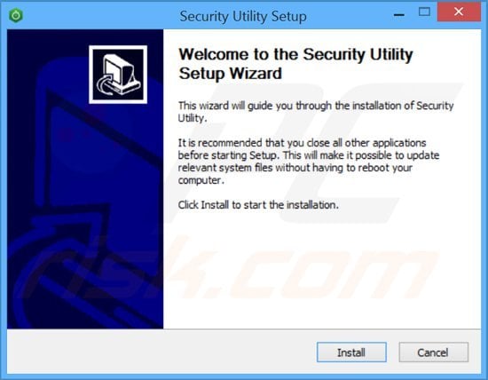 security utility adware installer setup